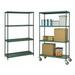 Focus Foodservice 21 in. x 54 in. FPS-Plus Vented Polymer Shelf - Green - 21 x 54 in.