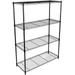 Simple Deluxe 4-Tier Heavy Duty Storage Shelving Unit Black 36Lx14Wx54H inch 1 Pack