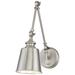 Savoy House Meridian 5.75" Wide Brushed Nickel 2-Light Wall Sconce