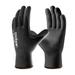 COOLJOB 13 Gauge Safety Work Gloves PU Coated 12 Pairs Ultra-lite Polyurethane Working Gloves with Grip for Men Women Seamless Knit for Warehouse Driver Worker Bulk Pack Package Medium Black