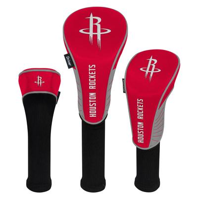 WinCraft Houston Rockets 3-Pack Golf Club Headcover Set