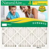 Flanders 87357.012020 3 Pack- 20 x 20 x 1 in. Natural Standard Pleated Air Filter - Pack Of 4