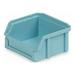 1PACK Lewisbins Hang and Stack Bin Light Blue PP 2 in PB10-F Lt Blue PB10-F Lt Blue ZO-G0651174