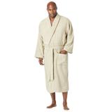 Men's Big & Tall Terry Bathrobe with Pockets by KingSize in True Khaki (Size 7XL/8XL)