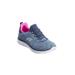 Women's The Summits Quick Getaway Slip On Sneaker by Skechers in Navy Hot Pink Medium (Size 7 M)