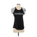 Reebok Active T-Shirt: Black Print Activewear - Women's Size Small