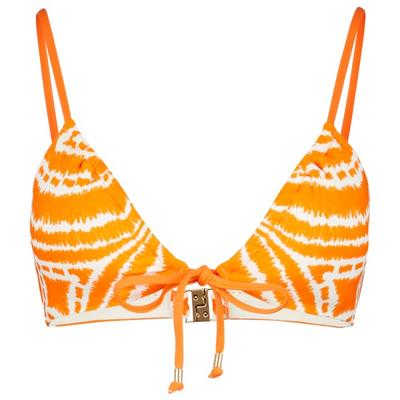 Seafolly - Women's Zanzibar Drawstring Bralette - Bikini-Top Gr 12 orange Image