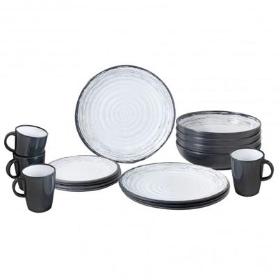 Brunner - Lunch Box - Geschirr-Set Gr 16 Pieces weiß/grau Image