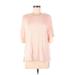Lularoe Short Sleeve T-Shirt: Pink Chevron/Herringbone Tops - Women's Size Medium