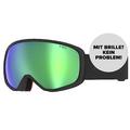 ATOMIC REVENT HD Skibrille - Black - Skibrillen mit kontrastreichen Farben - Hochwertig verspiegelte Snowboardbrille - Brille mit Live Fit Rahmen - Skibrille mit Doppelscheibe