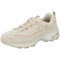 Skechers Women's D'Lites Sneaker, Natural, 2 UK