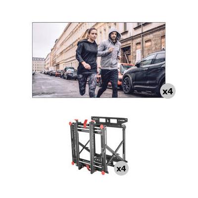 LG VL5F-A 55" Class Full HD 2x2 Video Wall IPS LED Display with Wall Mount Kit 55VL5FAW-4P