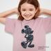 Kid's Mickey Stands Ut (Short Sleeve Graphic T-Shirt) | Pink | 7-8Y | UNIQLO US