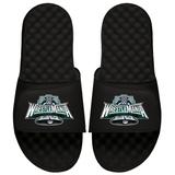 Men's ISlide Black WrestleMania 40 Logo Slide Sandals