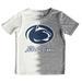 Girls Youth Gameday Couture Gray Penn State Nittany Lions Pacesetter T-Shirt