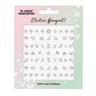 Le Mini Macaron - Mini Nail Stickers - Electric Bouquet Unghie finte 7 g unisex