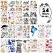 24 Sheets Cat Temporary Tattoos for Kids Cute Cat Waterproof Fake Tattoos Sticker for Boys Girls Birthday Party Favors Cat Party Decoration Supplies Gift Bag Fillers