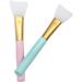 Silicone Facial Mask Brush Hairless Face Makeup Mask Brush Makeup Brush Mask Mud Brush Tools Mask Makeup Cosmetic Brush for Facial Eye Body Mask DIY Needs