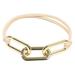 Chain Leather Band Electroplating Alloy Hair Rope Hair Ring Bracelet Head Rope Bracelet Hair Band Black Elastic Women s Hair Band Bracelet