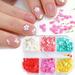 Mairbeon 1 Box Nail Decoration Exquisite Shape Waterproof Resin Cherry Blossom Petal Leaves DIY Nail Art Decorations Nail Supplies