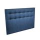 Tete de lit capitonnée - Bleu marine, - 140 x 115 cm