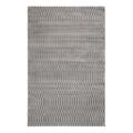 Tapis plat à motif et relief tons de gris 160x225