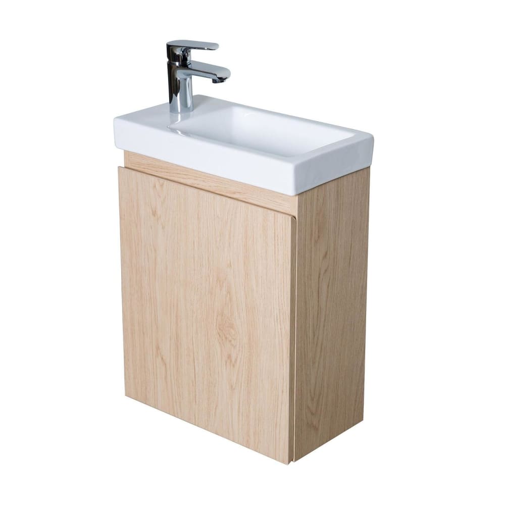 Meuble lave-mains + robinet chromé