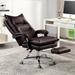 Snav Contemporary Faux Leather Padded Recline Office Chair by Furniture of America