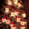 KIHOUT Promotion Christmas Decoration LED String Snowflake Snowman Santa Claus Christmas Tree String Xmas Tree Ornament For Home