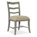 Alfresco La Riva Upholstered Seat Side Chair - 23.25"W x 38.5"H x 25"D