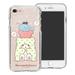 iPhone 8 Plus / iPhone 7 Plus Case Sanrio Clear TPU Soft Jelly Cover - Marumofubiyori Overhead Mint