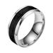 Fnochy Bedroom Decor Clearance Electrocardiogram Stainless Steel Ring Couple Ring Ring Ring