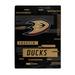 NHL 080 Digitize Raschel Ducks Blanket