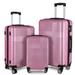 Luggage sets of 3 Piece Carry on Luggage Airline Approved Luggage with TSA Lock ABS Hardshell 20"/24"/28"