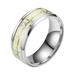 Fnochy Garden Clearance Electrocardiogram Stainless Steel Ring Couple Ring Ring Ring