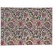 BLOOMSBURY BEIGE & PINK Office Mat By Marina Gutierrez