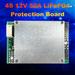 4S 12V 50A BMS LiFePO4 Lithium Battery Protection Board with Power Battery Balance/Enhance PCB Protection Board