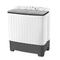 Jeremy Cass Portable Washing Machine, 17.6 lbs Mini Compact Twin Tub Washing Machine with Timer Control