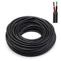 18 Gauge Electrical Wire 2 Conductor 65.6ft Insulated Stranded Low Voltage LED Cable 18AWG Red & Black Tinned Copper Hookup Wire 2pin Flexible Extension Power Cord for Auto 12/24 Volt Li