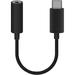 USB 3.1 Type-C Headset Jack Suitable for PocoPhone Poco F4 GT | USB-C to 3.5 mm Headphone Digital Connection | Socket Aux-IN Audio Adapter Cable Black