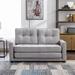 3 Fold Sofa Morden Adjustable Futon Couch Velvet Sofa, Accent sofa, Loveseat Sofa