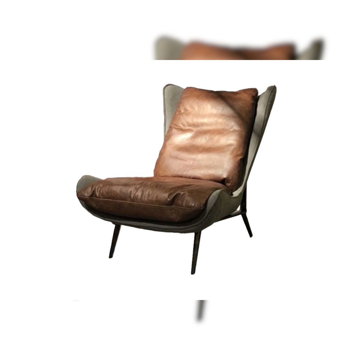 KAWOLA Sessel ERIO Cocktailsessel Vintage-Leder braun Image
