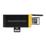 Delkin USB 3.2 CFexpress Type A and SD UHS-II Memory Card Reader