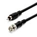 ACCL BNC Male to RCA Male 75 Ohm coaxial cable RG59U - 75 Feet 2 Pack