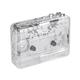 Anself Portable USB Cassette Player Transparent Cassette Tape Player USB Cassette Capture with USB2.0 Port