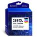 288XL Ink Replacement for Epson 288 Ink cartridges Work with Epson XP-440 XP-446 XP-330 XP-340 XP-430 Printer 8-Pack