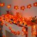 Viworld Thanksgiving Maple Leaves String Lights Lighted Fall Garland Battery Operated Total 10 Ft 20 LED Fall Leaves Lights for Indoor Outdoor Holiday Autumn Home Party Harvest Decor