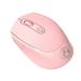 UHUYA Wireless Mouse Bluetooth Mouseï¼ˆBluetooth 5.1+USBï¼‰2.4G Noiseless Wireless Mouse with USB Receiver Portable Computer Mice for PC Tablet Desktop Computer Laptop Pink