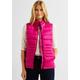 Steppweste CECIL Gr. XXL (46), pink (bright pink) Damen Westen Steppwesten