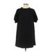 Susana Monaco Casual Dress - Shift: Black Solid Dresses - Women's Size Small